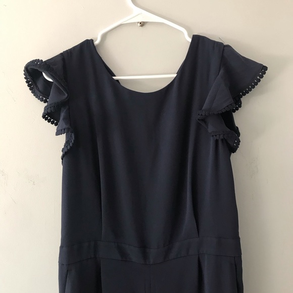 Ann Taylor Navy Blue Jumpsuit Size 8 - Picture 2 of 5